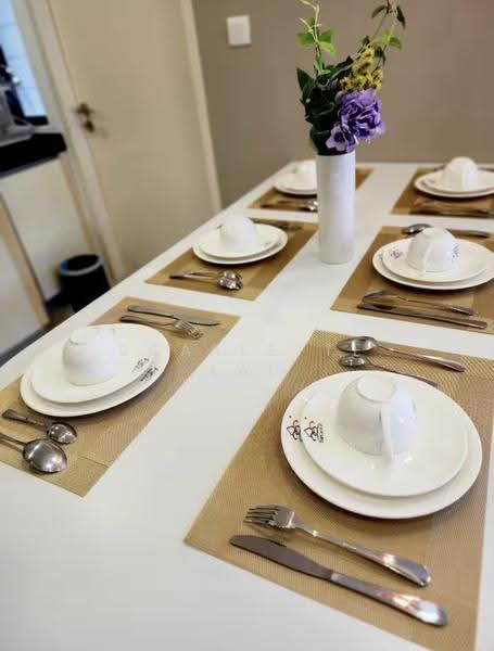 Service Residence for Rent at D'Pristine - Scarlette Lai - Dining Room - PropertyGuru.com.my