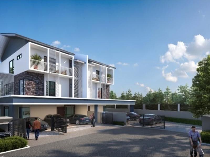 3-storey Terraced House for Sale in Puchong (Selangor) - Shu Wai - Exterior - PropertyGuru.com.my