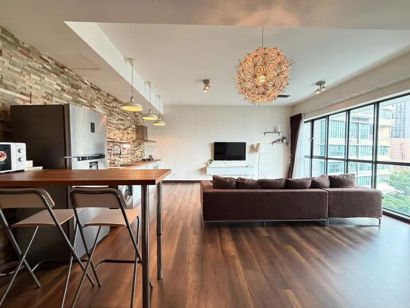 Service Residence for Rent at Setia SKY Residences - Weis Oon - Living Room - PropertyGuru.com.my