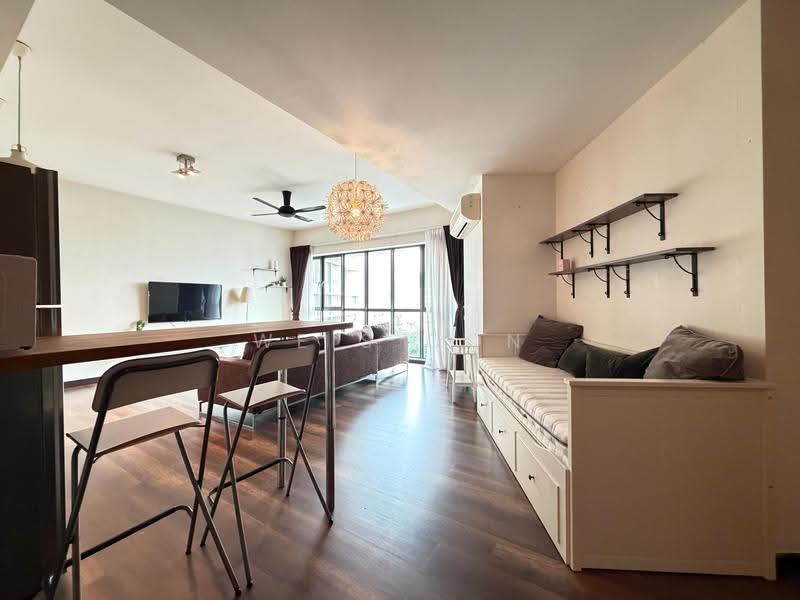 Service Residence for Rent at Setia SKY Residences - Weis Oon - Living Room - PropertyGuru.com.my