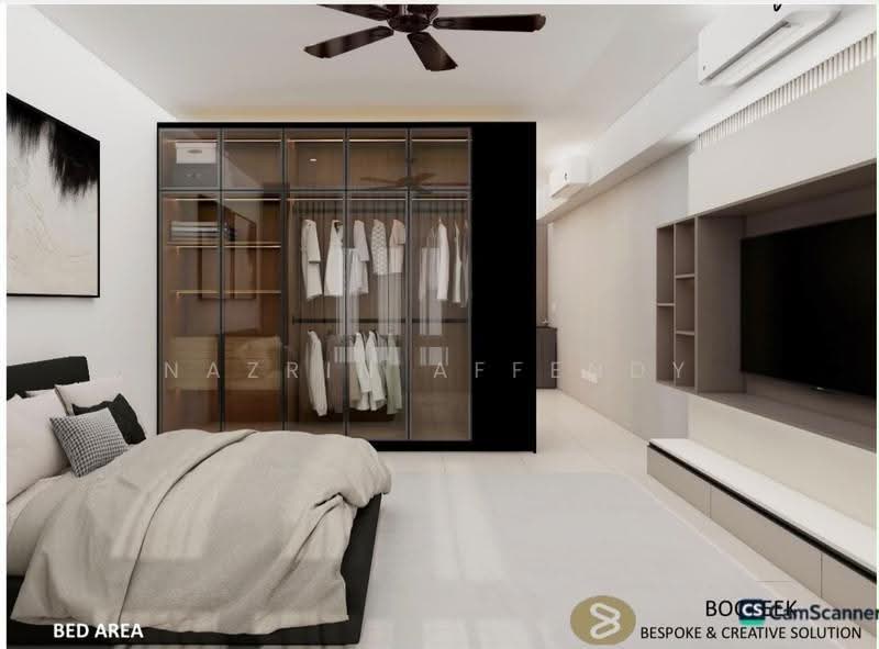 Kediaman Servis untuk Disewa di Tulip Residence - Nazrin Affendy - Bedroom - PropertyGuru.com.my