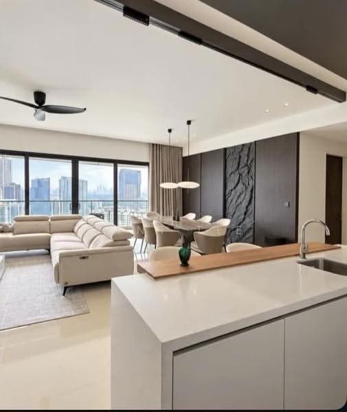 Condominium for Rent at Setia Sky Seputeh - Kent Tee - Living Room - PropertyGuru.com.my