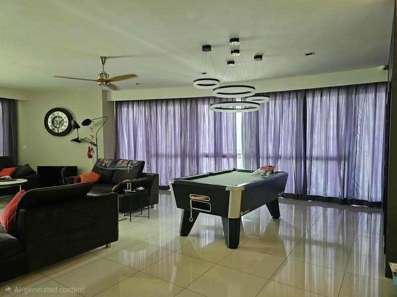 Kondominium untuk Disewa di Gurney Paragon - Pei Hoon - Living Room - PropertyGuru.com.my
