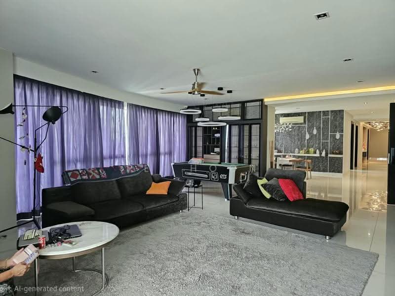 Kondominium untuk Disewa di Gurney Paragon - Pei Hoon - Living Room - PropertyGuru.com.my