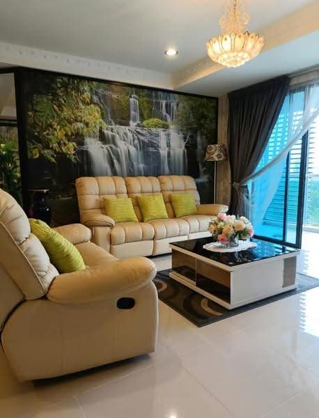 Condominium for Rent at Gardenview Residences - Siti Haila - Living Room - PropertyGuru.com.my