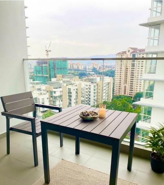 Service Residence for Sale at M Suites - Camie Hoo - Balcony - PropertyGuru.com.my
