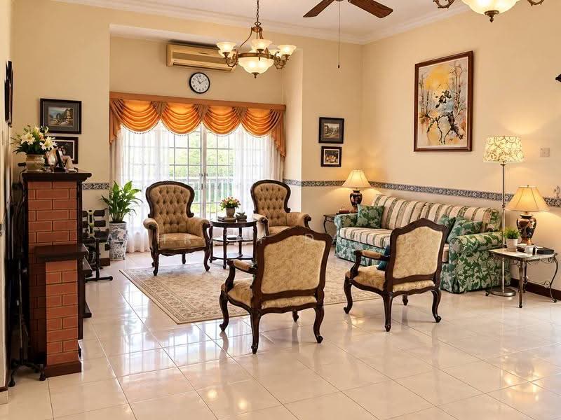 Rumah Banglo untuk Dijual di Bukit Rimau (Shah Alam) - Ashraff Daniel - Living Room - PropertyGuru.com.my