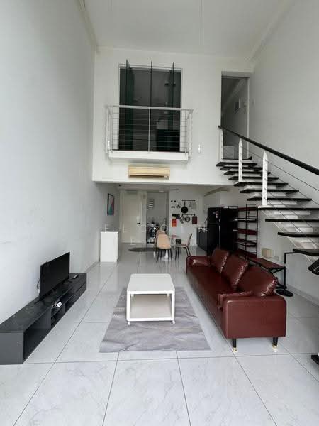 Kediaman Servis untuk Disewa di The Scott Garden SOHO - Elcoln Leong - Living Room - PropertyGuru.com.my