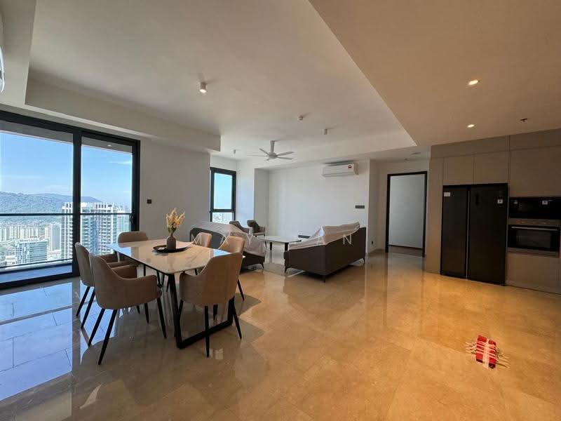 Service Residence for Sale at Marriott Residence @ Gurney - May Tan - Living Room - PropertyGuru.com.my