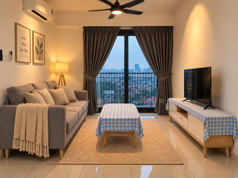 Service Residence for Rent at Aster Hill - Jaycie Hew - Living Room - PropertyGuru.com.my