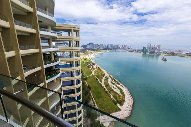 Kondominium untuk Disewa di 8 Gurney (The Shore Condominium) - Sam Kam - Balcony - PropertyGuru.com.my