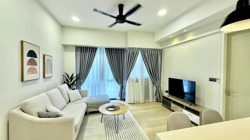 Service Residence for Rent at Star Residences One - Tim Siow - Living Room - PropertyGuru.com.my