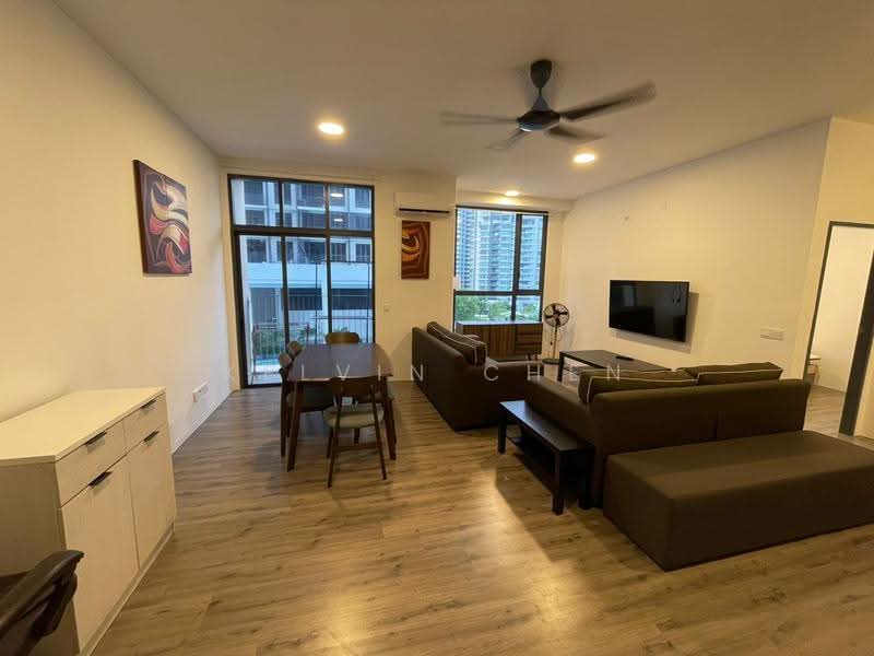 Service Residence for Rent at Henna Residence @ The Quartz WM - Kelvin Chen - Living Room - PropertyGuru.com.my