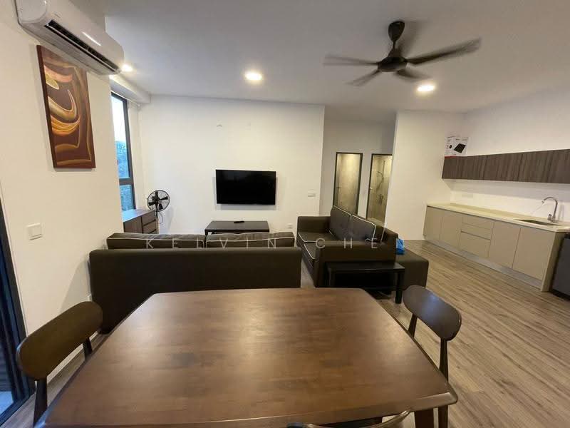Service Residence for Rent at Henna Residence @ The Quartz WM - Kelvin Chen - Living Room - PropertyGuru.com.my