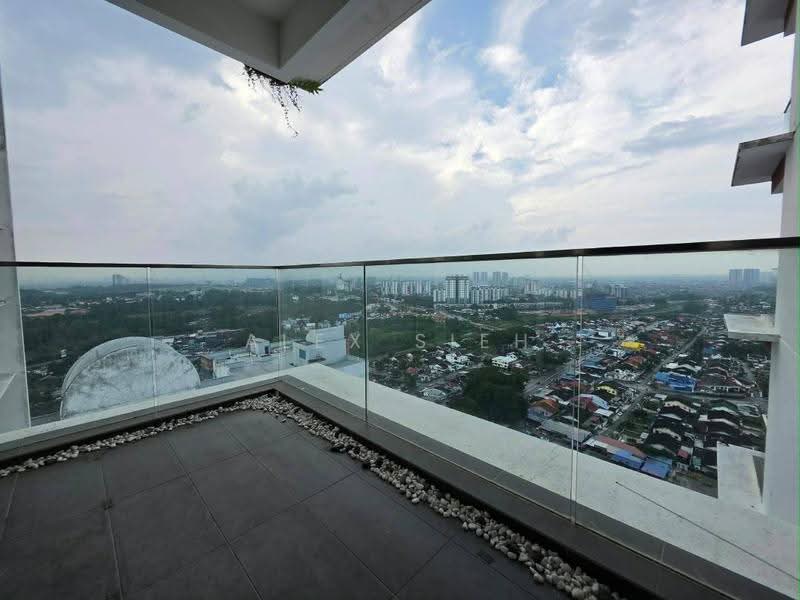 Service Residence for Rent at Pinnacle Tower - Alex Sieh - Balcony - PropertyGuru.com.my