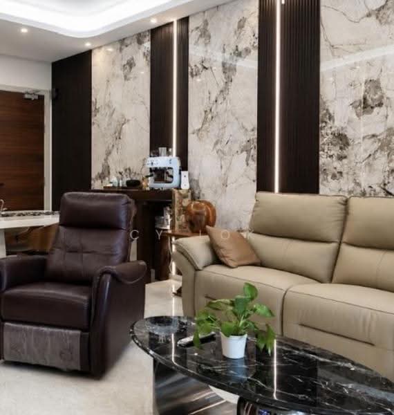 Service Residence for Rent at Marc Residence - CY Lok - Living Room - PropertyGuru.com.my