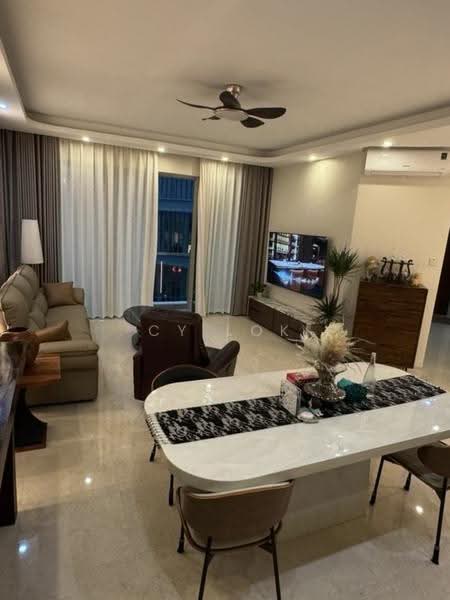 Service Residence for Rent at Marc Residence - CY Lok - Living Room - PropertyGuru.com.my