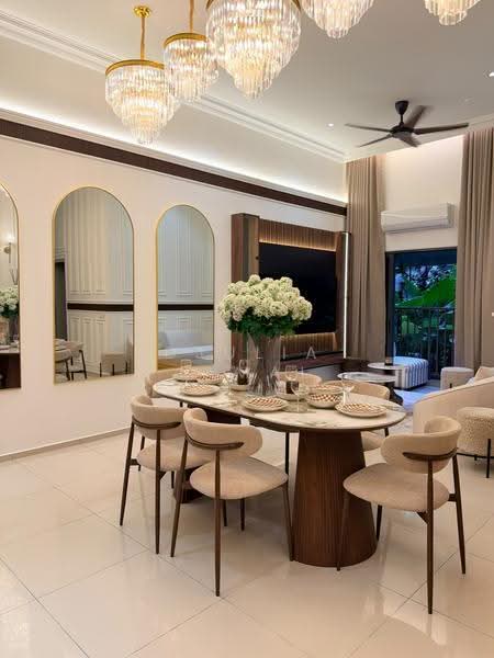 Service Residence for Rent at One Equine - DJULIA JAMAL - Dining Room - PropertyGuru.com.my