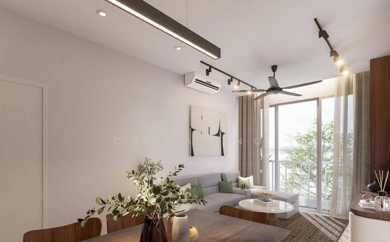 Kediaman Servis untuk Dijual di Reflection Residences - Caylaa Ng - Living Room - PropertyGuru.com.my