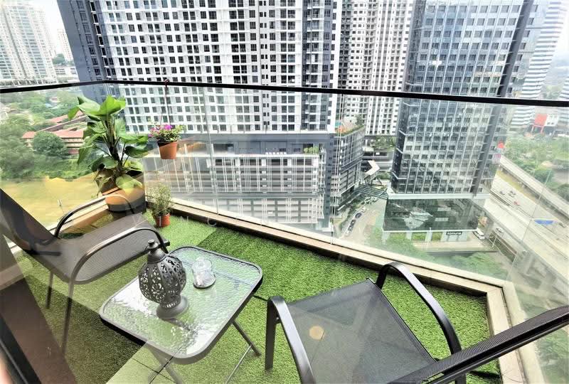 Service Residence for Rent at NOVUM - Vincent Liaw - Balcony - PropertyGuru.com.my