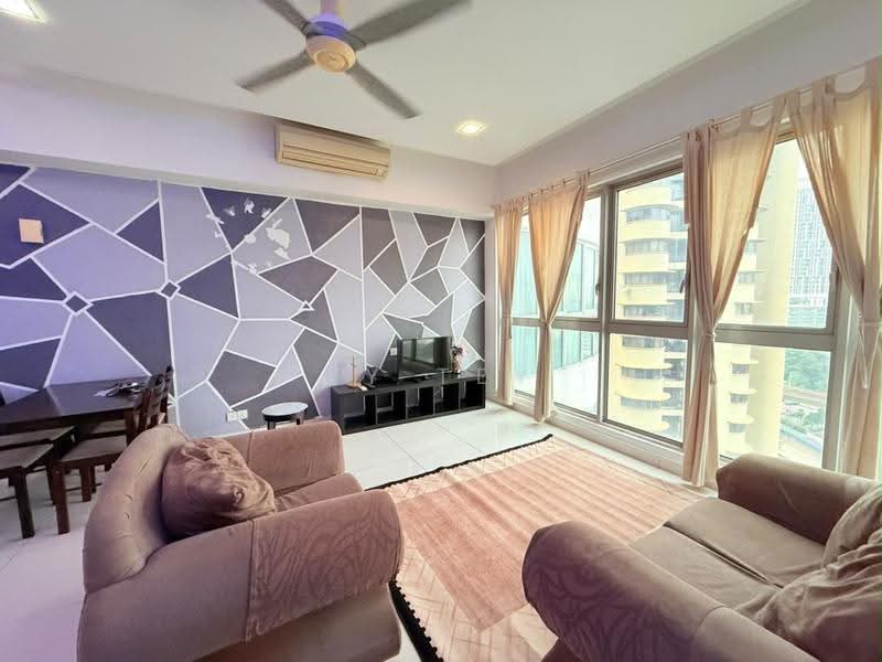 Kediaman Servis untuk Disewa di Regalia Residence - YY Tey - Living Room - PropertyGuru.com.my