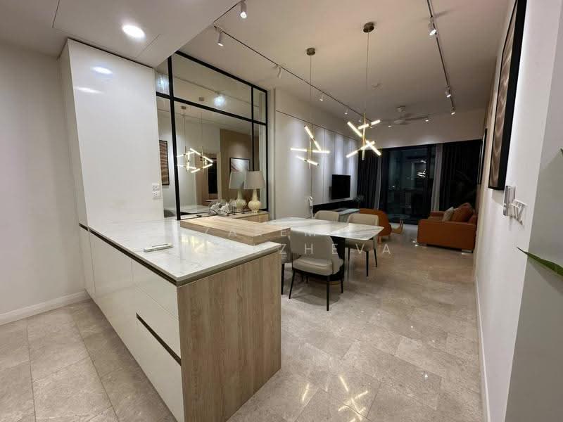 Kediaman Servis untuk Disewa di TRX Residences - Zarema Kulbuzheva - Living Room - PropertyGuru.com.my