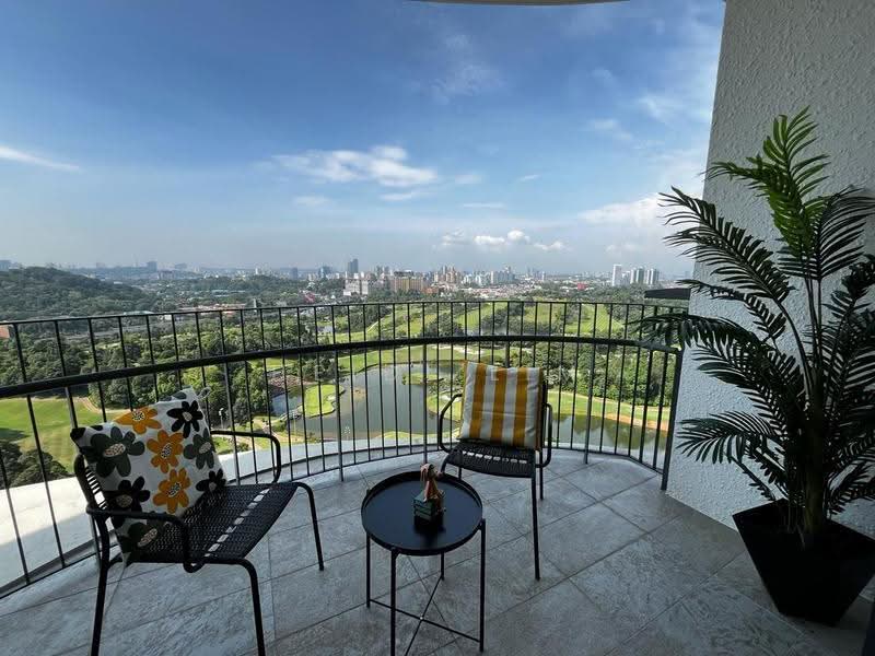 Kediaman Servis untuk Disewa di Senada Residence @ KLGCC Resort - Heidi Lim - Balcony - PropertyGuru.com.my