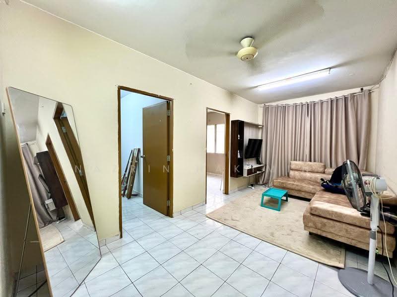 Flat for Sale at Lestari Apartment - Nazrin Hakimin - Living Room - PropertyGuru.com.my