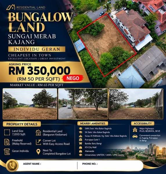 Residential Land for Sale in Kajang (Selangor) - Mohd Aizat Saiful Bahri - PropertyGuru.com.my