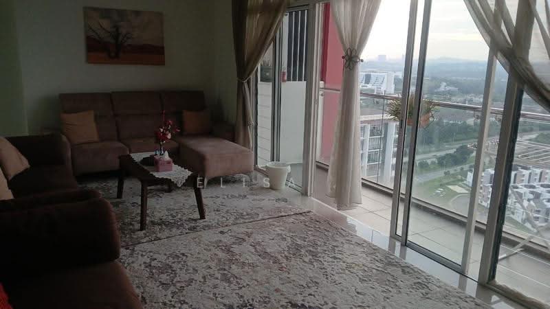 Condominium for Sale at Dwiputra Residences - Elisa . - Living Room - PropertyGuru.com.my
