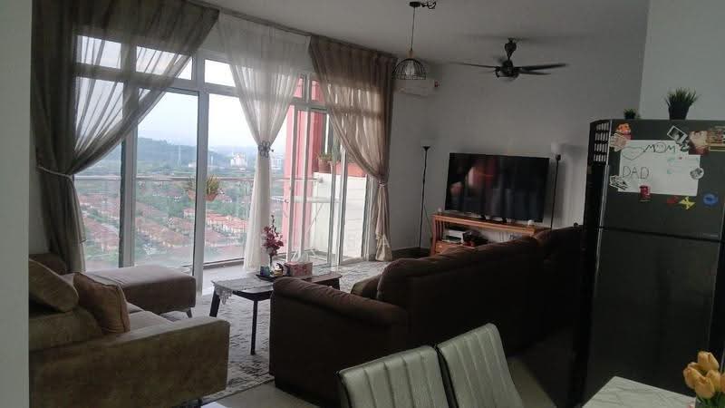 Condominium for Sale at Dwiputra Residences - Elisa . - Living Room - PropertyGuru.com.my