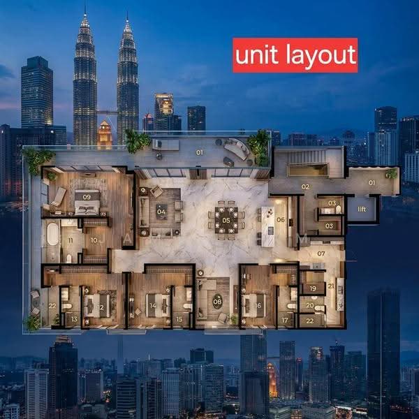 Service Residence for Sale at Serviced Residence @ KL Trillion - James Lam - Living Room - PropertyGuru.com.my