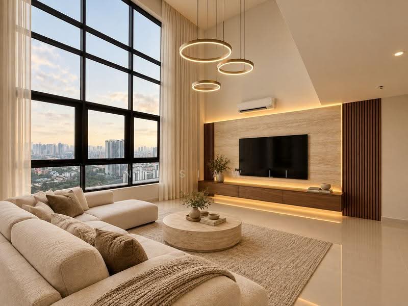 Service Residence for Sale at Novo Ampang - Ang Siaw Li - Living Room - PropertyGuru.com.my