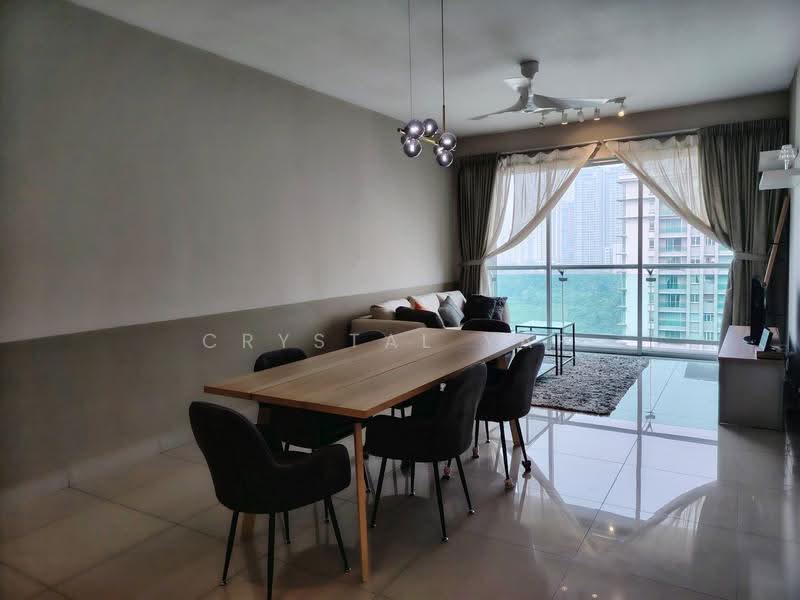 Kediaman Servis untuk Disewa di Solaris Dutamas - Crystal Yap - Living Room - PropertyGuru.com.my