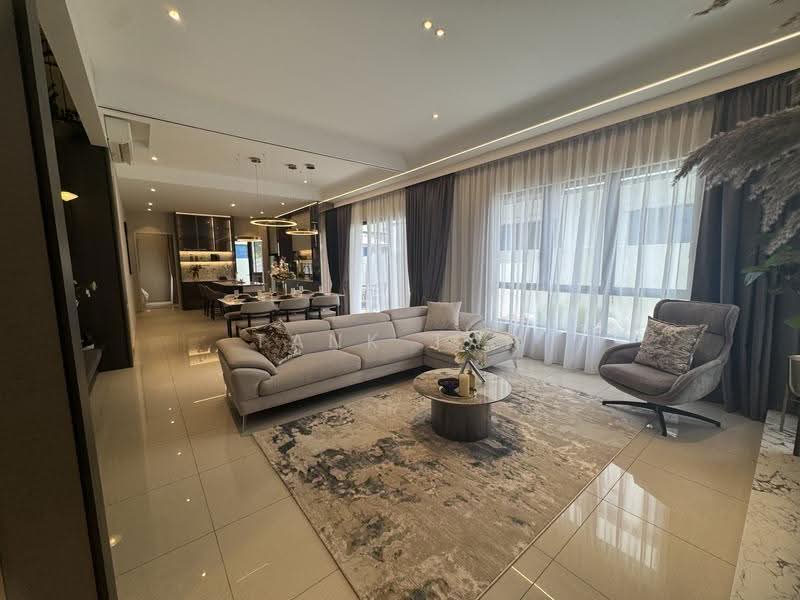 Rumah Kluster untuk Dijual di 16 Sierra (Puchong) - Tank Tan - Living Room - PropertyGuru.com.my