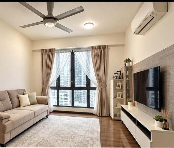 Service Residence for Sale at Akasa - Jeff Cheah - Living Room - PropertyGuru.com.my