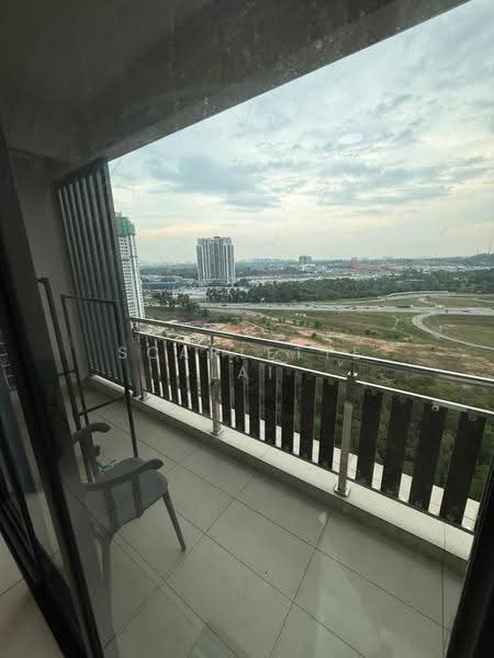 Service Residence for Rent at D'Secret Garden (Pangsapuri Kempas Indah) - Scarlette Lai - Balcony - PropertyGuru.com.my