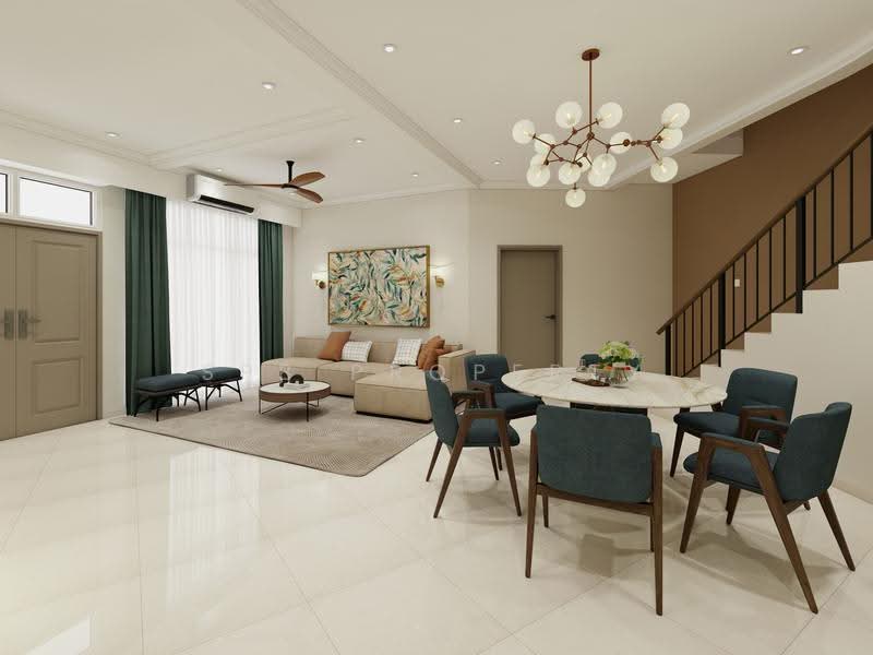 Rumah Berkembar untuk Dijual di Taman Kasa Heights (Alor Gajah) - Kevin - Living Room - PropertyGuru.com.my
