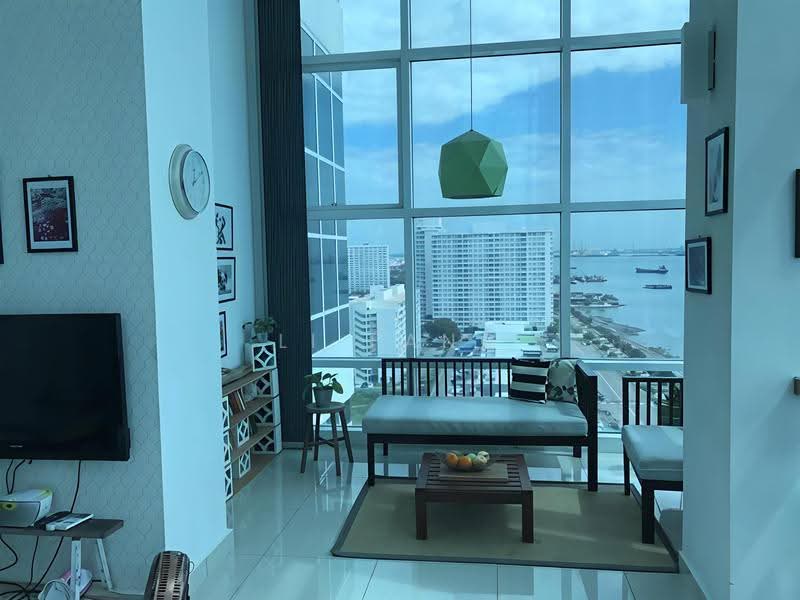 Kediaman Servis untuk Dijual di Maritime Suite - Li Fang - Living Room - PropertyGuru.com.my