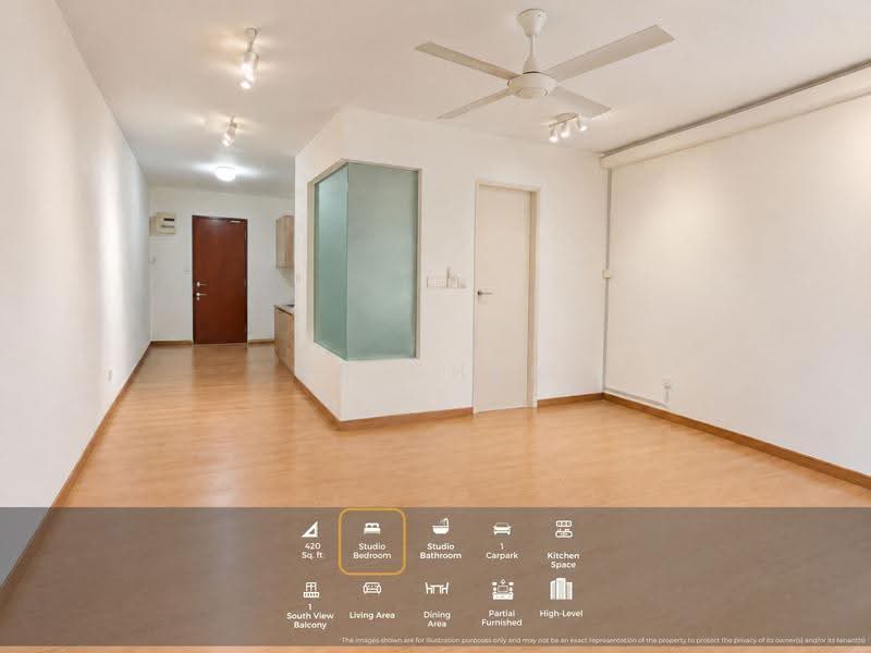 Kondominium untuk Disewa di Ritze Perdana 2 - KS Chen - Studio Bedroom - PropertyGuru.com.my
