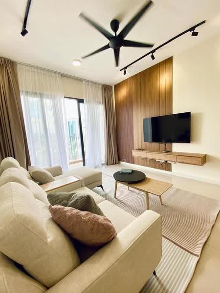 Kediaman Servis untuk Disewa di THE ATERA - Sinclair Tan - Living Room - PropertyGuru.com.my