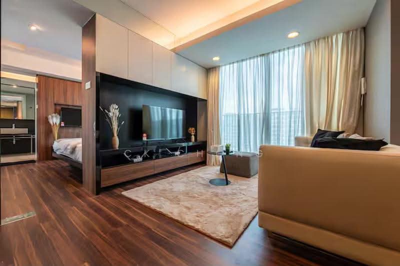 Kediaman Servis untuk Dijual di Verve Suites KL South - CK Chong - Living Room - PropertyGuru.com.my