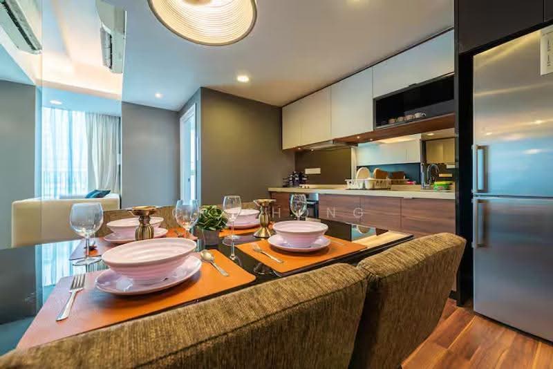 Kediaman Servis untuk Dijual di Verve Suites KL South - CK Chong - Dining Room - PropertyGuru.com.my