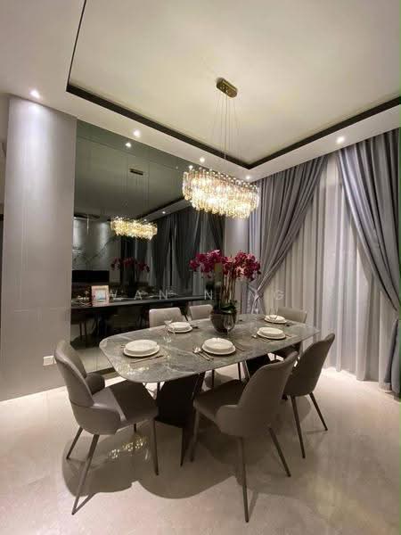 Kediaman Servis untuk Disewa di The Astaka @ 1 Bukit Senyum - Wan Ning - Dining Room - PropertyGuru.com.my