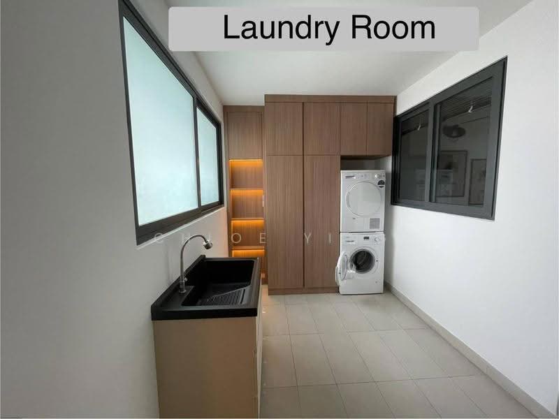 Kediaman Servis untuk Disewa di The Astaka @ 1 Bukit Senyum - Chloe Ying - Laundry Room - PropertyGuru.com.my