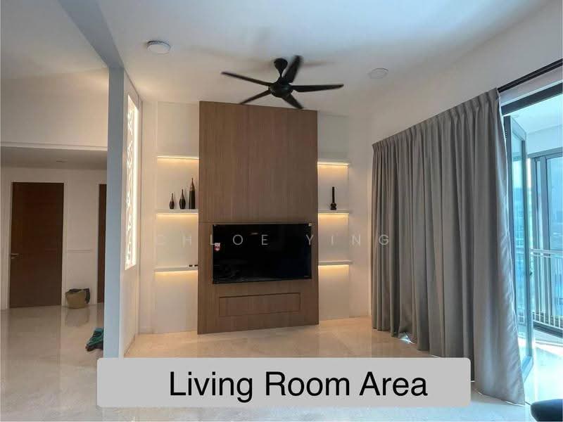 Kediaman Servis untuk Disewa di The Astaka @ 1 Bukit Senyum - Chloe Ying - Living Room - PropertyGuru.com.my