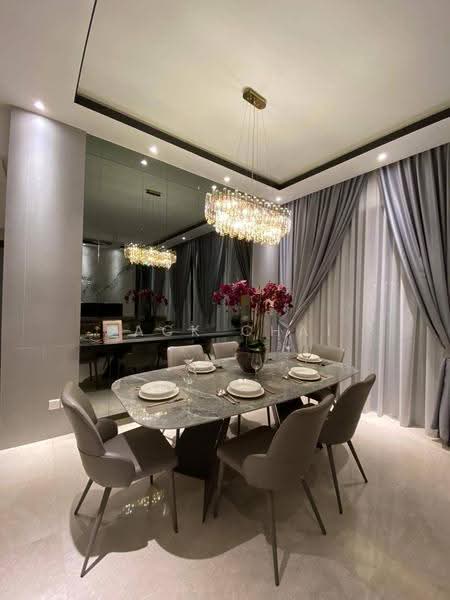Kediaman Servis untuk Disewa di The Astaka @ 1 Bukit Senyum - Jack Chai - Dining Room - PropertyGuru.com.my