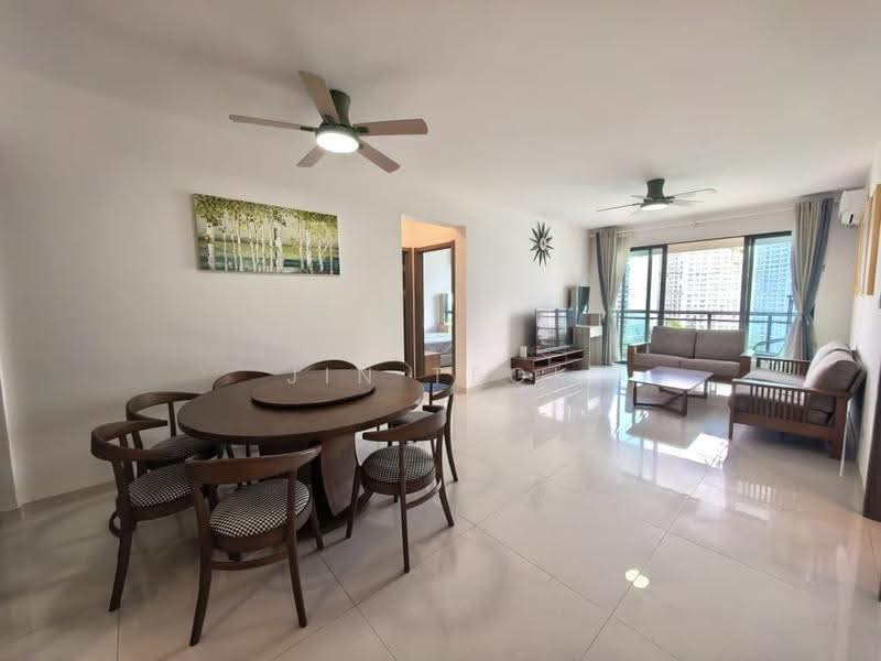 Pangsapuri untuk Disewa di Starview Bay @ Forest City - Jin Teok - Living Room - PropertyGuru.com.my