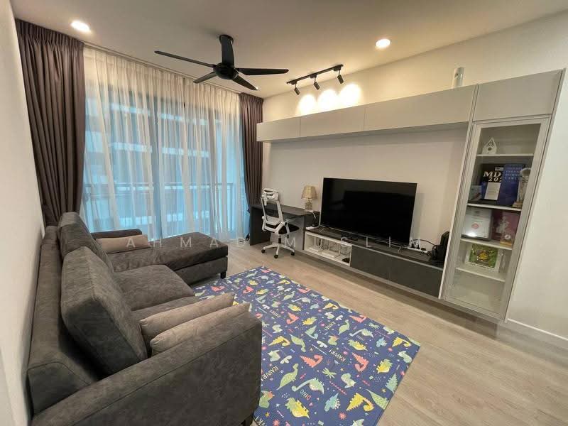 Service Residence for Sale at KL Traders Square - Ahmad Muslim - Living Room - PropertyGuru.com.my