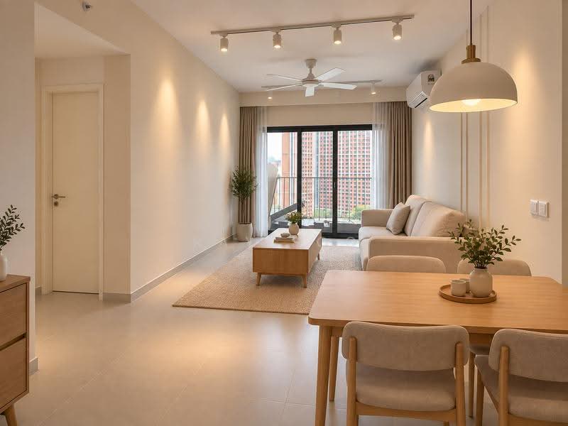 Condominium for Rent at D'Terra Residences - Ray Soo - Living Room - PropertyGuru.com.my
